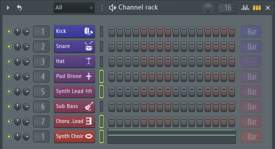 Channel rack